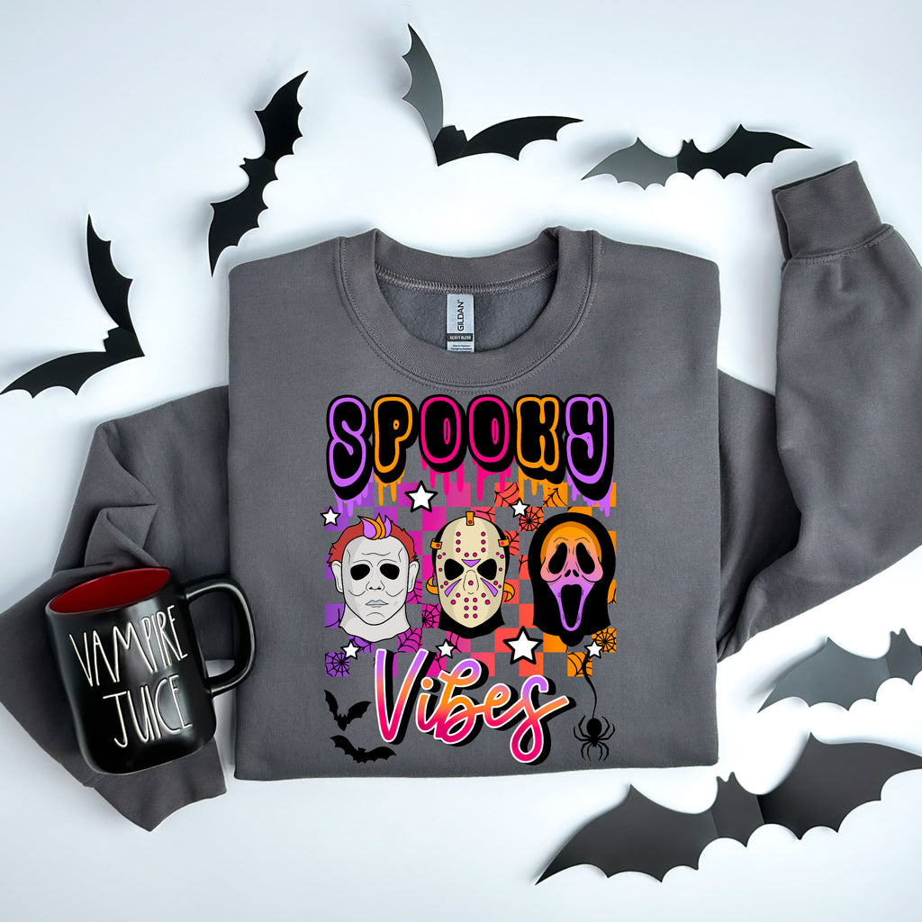 Spooky Vibes Horror Movies DTF Transfer