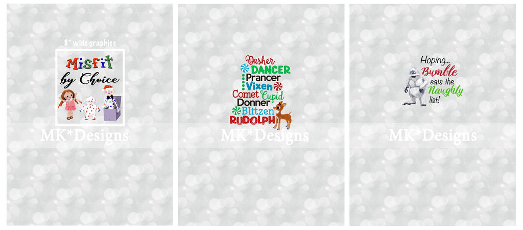 Christmas Town BIG kid panel set