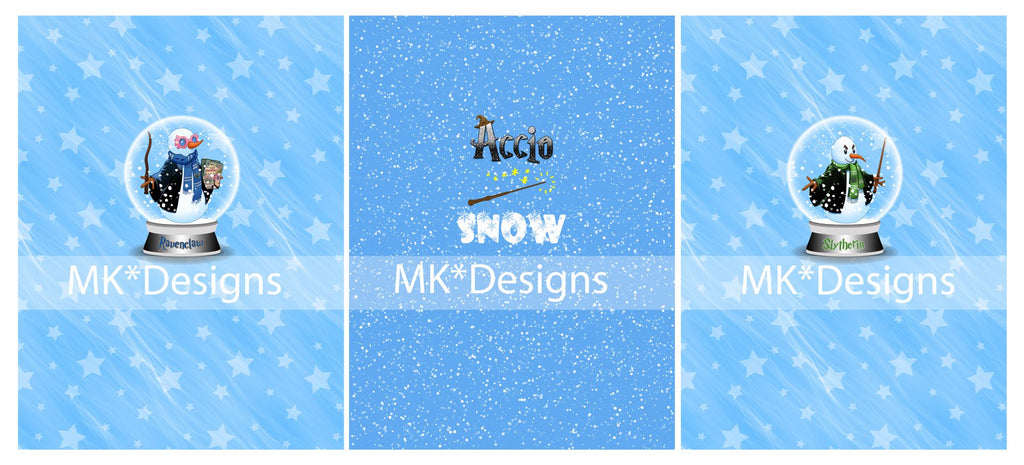 Wizarding Winter BIG kid panel set A