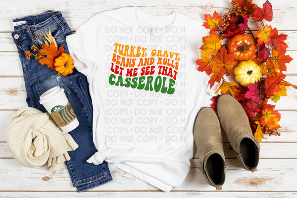 Casserole DTF Transfer
