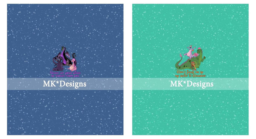 Walt's Dragons ADULT panel set