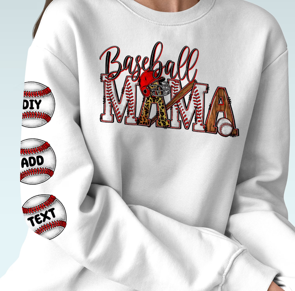 Baseball Mama DTF transfer