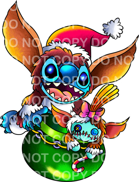 Stitch/Gizmo DTF Transfer