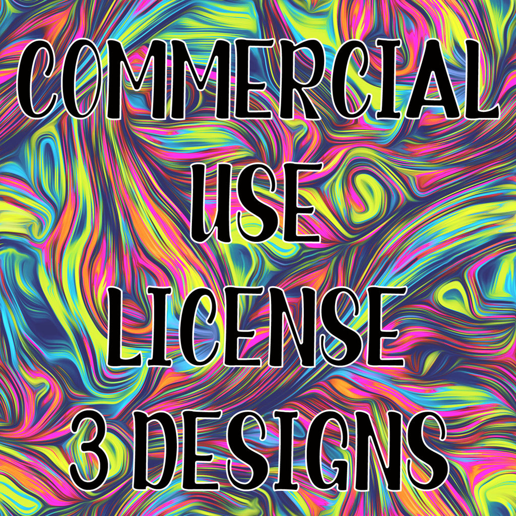 Commercial Use License THREE patterns