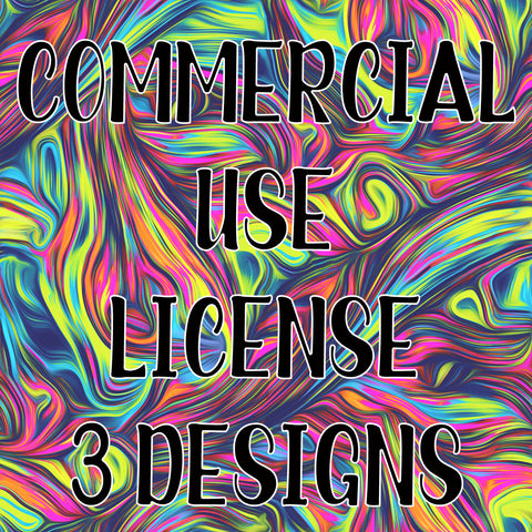 Commercial Use License THREE patterns