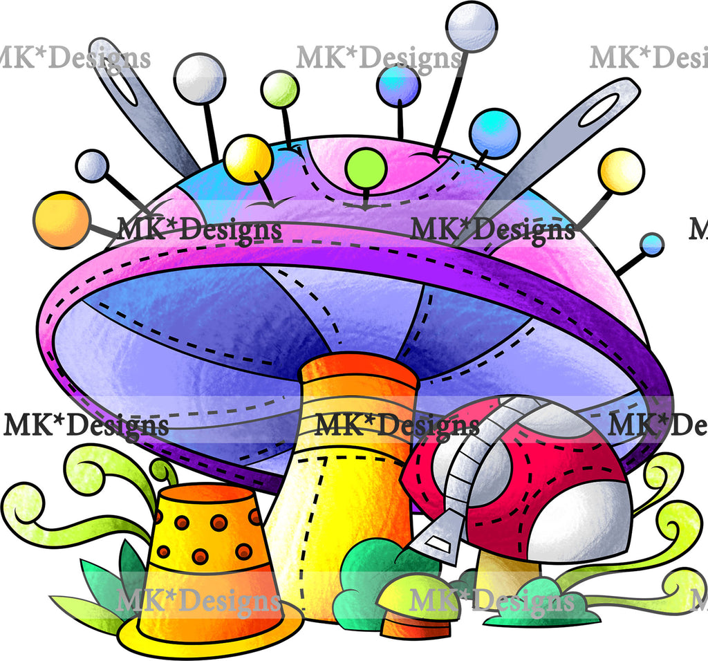 Sew Magical Pin Cushion DTF Transfer