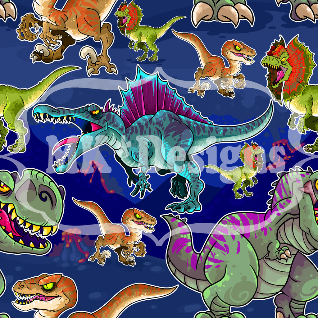 TINY Blue Jurassic Jerks