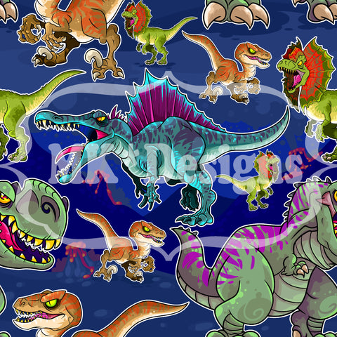 TINY Blue Jurassic Jerks