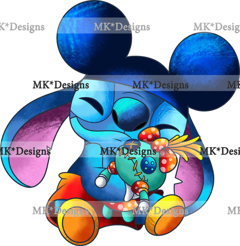 Mouse/Stitch DTF Transfer