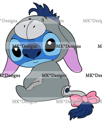 Eeyore/Stitch DTF Transfer